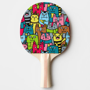 Raquete De Ping Pong Gatos e gatinhos
