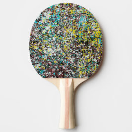 Raquete De Ping Pong Geared Toward Abstract Art Design Lover