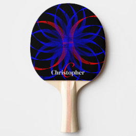 Raquete de Ping Pong Geométrica Cor de Mirtilo Dup