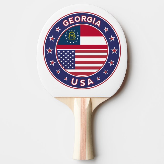 Raquete De Ping Pong Geórgia (Frente)