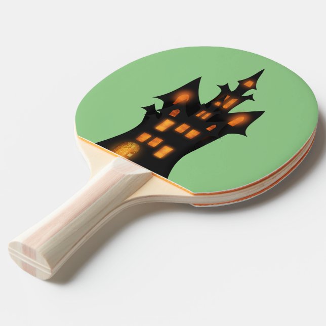 Raquete De Ping Pong Ghoul's Grip: Ping Pong Paddle inspirado no Hallow (Frente inclinada)