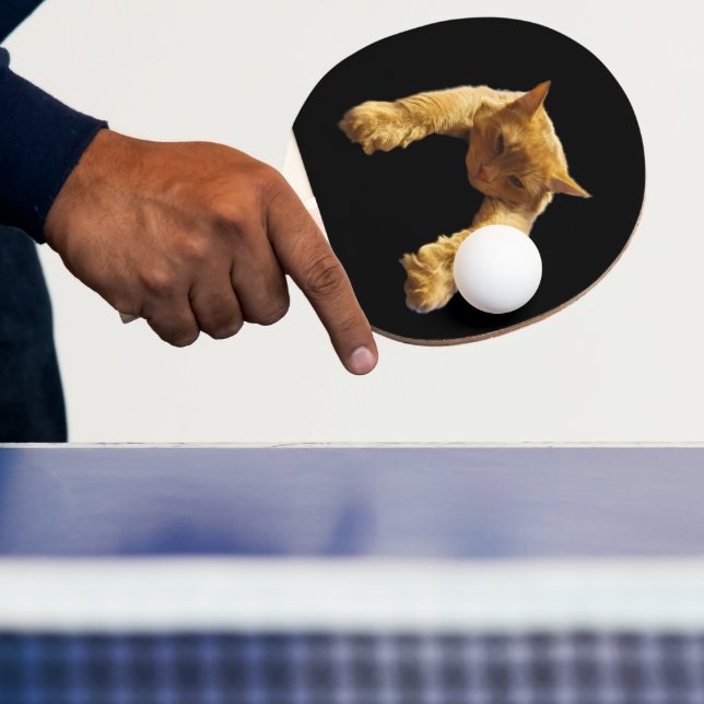 Raquete De Ping Pong Ginger Lazy Cat, Ping Pong Paddle (Insitu)