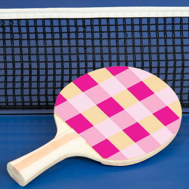 Raquete De Ping Pong Gingham Pattern (Insitu)