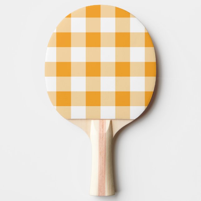 Raquete De Ping Pong Gingham Pattern (Frente)