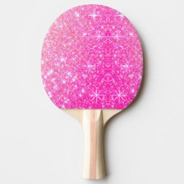 Raquete De Ping Pong Girly Pink Sparkle