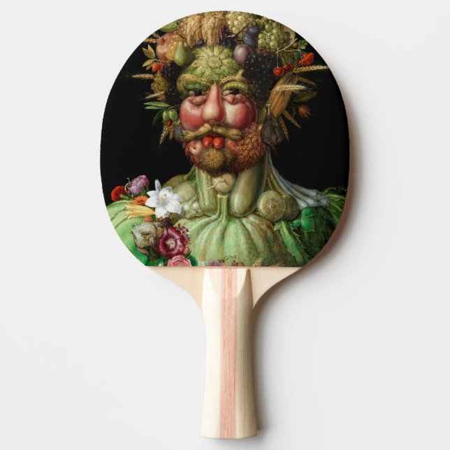 Raquete De Ping Pong Giuseppe Arcimboldo - Vertumnus (Frente)