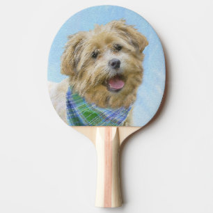 Raquete De Ping Pong Glen de Imaal Terrier Painting - Arte Original de