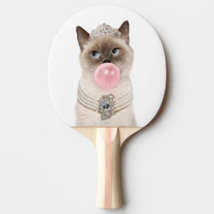 Raquete De Ping Pong Goma-Bola De Goma-Bola De Gatos