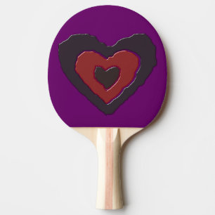 Raquete De Ping Pong Gótica Derretendo Amor Coração Ping Pong Pong Padd