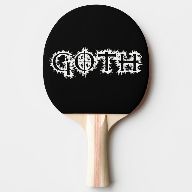 Raquete De Ping Pong Gótico (Frente)