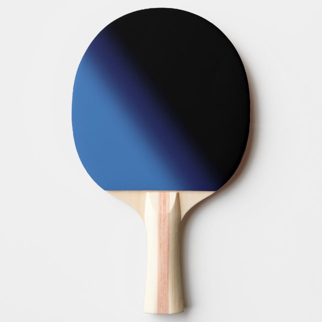 Raquete De Ping Pong Gradiente Azul e Preto (Frente)