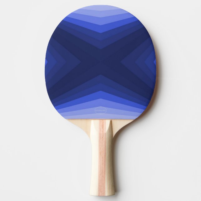 Raquete de ping pong - Gradiente Azul - HAMbyWG (Frente)