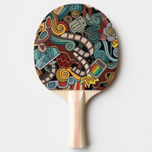 Raquete De Ping Pong Grafite de filmes em cinema muito Legal