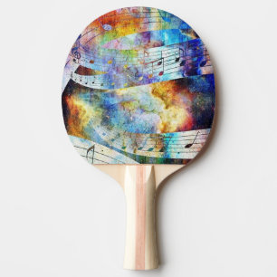 Raquete De Ping Pong Grafite de música legal