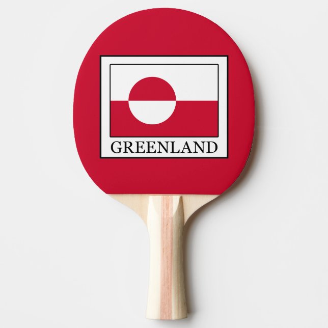 Raquete De Ping Pong Gronelândia (Frente)