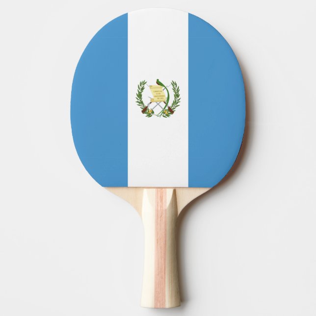 Raquete De Ping Pong Guatemala flag  (Frente)