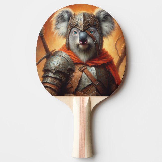 Raquete De Ping Pong Guerreiro Koala Fantasy (Frente)