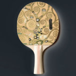 Raquete De Ping Pong Gustav Klimt - A árvore da vida, Stoclet Frieze<br><div class="desc">The Tree of Life,  Stoclet Frieze,  parte central do painel esquerdo - Gustav Klimt,  Cardboard,  1909</div>