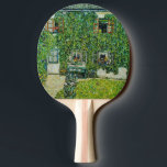 Raquete De Ping Pong Gustav Klimt - A Casa de Guardaboschi<br><div class="desc">Casa de Guardaboschi / Casa de Weissenbach do Lago Attersee - Gustav Klimt,  Petróleo na Canvas,  1912</div>