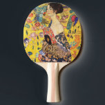 Raquete De Ping Pong Gustav Klimt Lady with Fan<br><div class="desc">Gustav Klimt Lady with Fan</div>