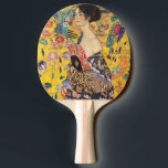 Raquete De Ping Pong Gustav Klimt - Senhora com ventilador<br><div class="desc">Lady with Fan - Gustav Klimt,  Oil on Canvas,  1917-1918</div>