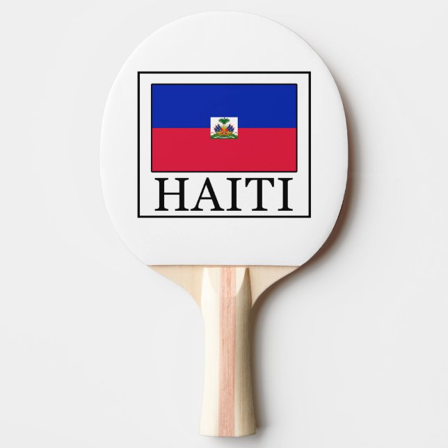 Raquete De Ping Pong Haiti (Frente)