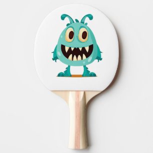 Raquete De Ping Pong Halloween/Monster/desenho animado