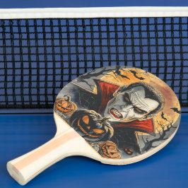 Raquete De Ping Pong Halloween, Vampiro Sedento de Sangue