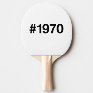 Raquete De Ping Pong Hashtag 1970