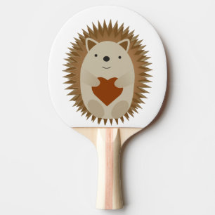 Raquete De Ping Pong Hedgehog Heart