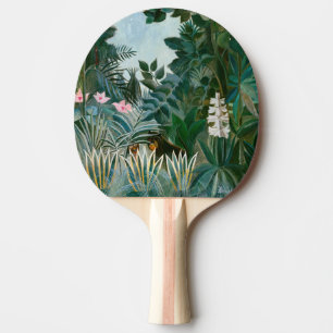 Raquete De Ping Pong Henri Rousseau - A Selva Equatorial