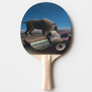 Raquete De Ping Pong Henri Rousseau - O Cigano Dormente