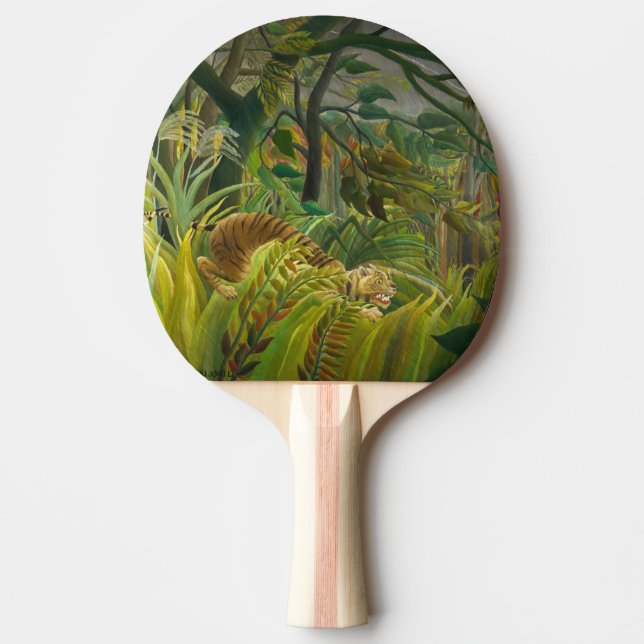 Raquete De Ping Pong Henri Rousseau - Surpreendido! (Frente)