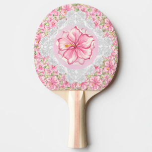 Raquete De Ping Pong Hibiscus & Lace PINK