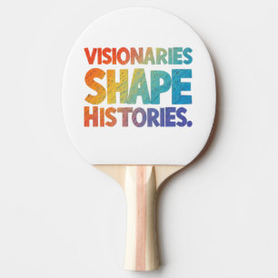 Raquete De Ping Pong Histórias de Forma de Visionários
