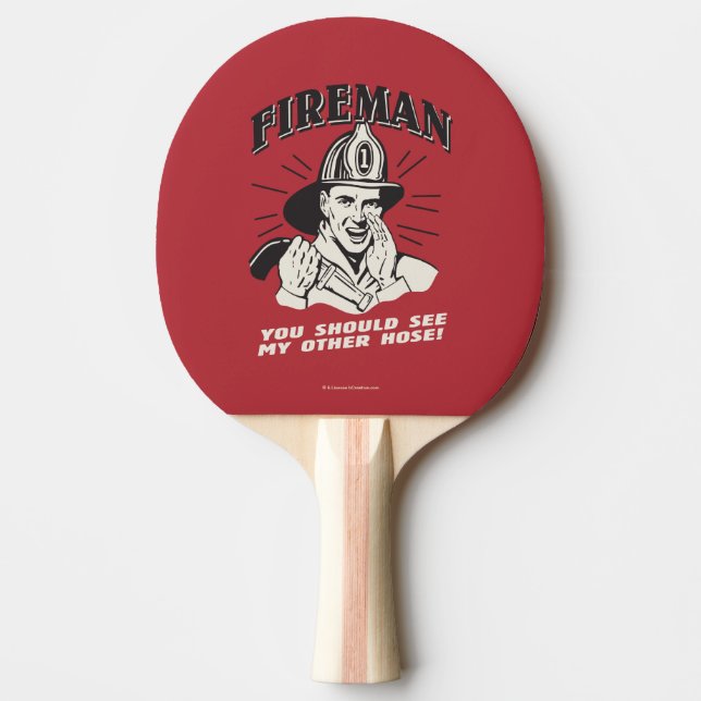 Raquete De Ping Pong Homem-Fogo, Devias Ver A Minha Outra Casa (Frente)