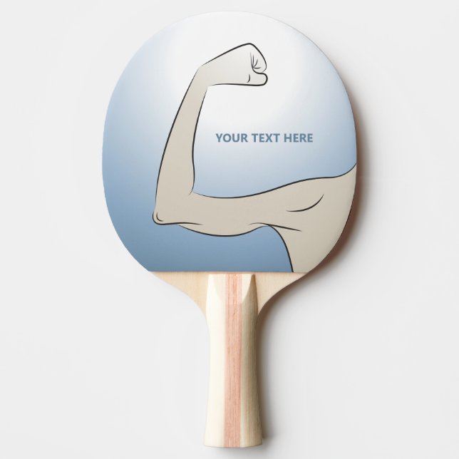 RAQUETE DE PING PONG HOMEM MAIS FORTE QUE EU CONHEÇO (Frente)