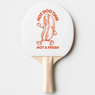 Raquete De Ping Pong Hot Dog Time