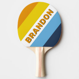 Raquete De Ping Pong Hulha Neve de Carvão com o Nome