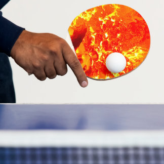 Raquete De Ping Pong I am on fire