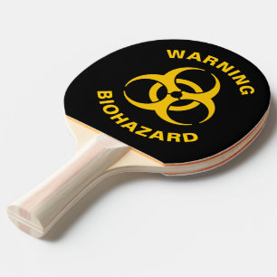 Raquete De Ping Pong Ícone de perigo biológico