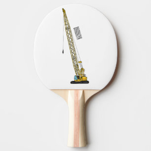 Raquete De Ping Pong Ilustração de desenho animado do Dragline escavato