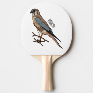 Raquete De Ping Pong Ilustração de desenho de aves do estrel americano