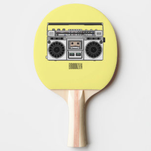 Raquete De Ping Pong Ilustração de desenho de rádio