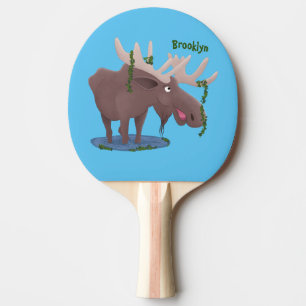 Raquete De Ping Pong Imagem animada alegre e engraçada