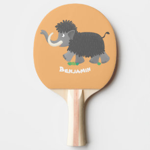 Raquete De Ping Pong Imagem de desenho animado de mamute boazona