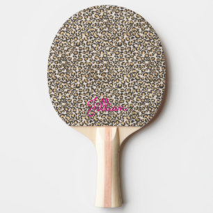 Raquete De Ping Pong Impressão Animal Manchas-leopardo NOME Nutrals Chi
