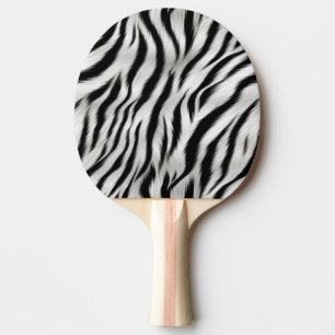 Raquete De Ping Pong Impressão em Safari - Impressão em Zebra Branca Ne