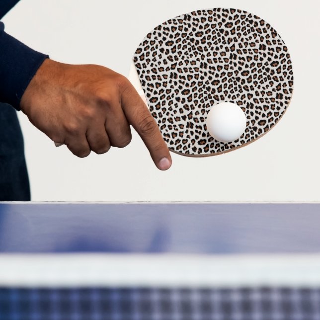 Raquete De Ping Pong Impressão Leopardo (Insitu)