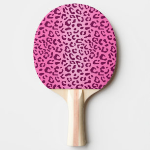 Raquete De Ping Pong Impressão Leopardo Rosa-na moda